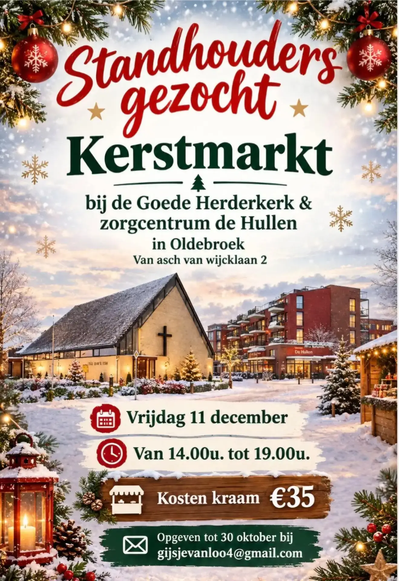 GEZOCHT STANDHOUDERS